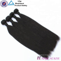 Alibaba Gros Remy Malaisie Cheveux Naturel Noir Soie Droite 3 Bundles Cheveux Avec Dentelle Fermeture